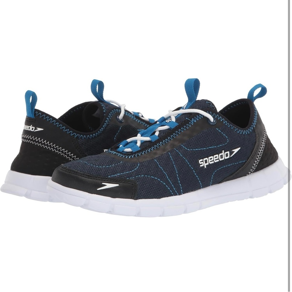 Speedo Men’s Hybrid Watercross Water Shoe - Blue & White - Brand New Never Worn